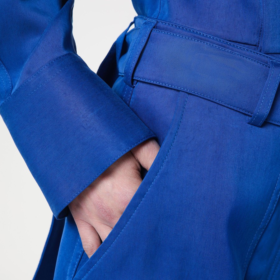 パンツ FERRAGAMO ELECTRIC BLUE CARGO TROUSERS Ferragamo Electric blue cargo trousers | TheDoubleF