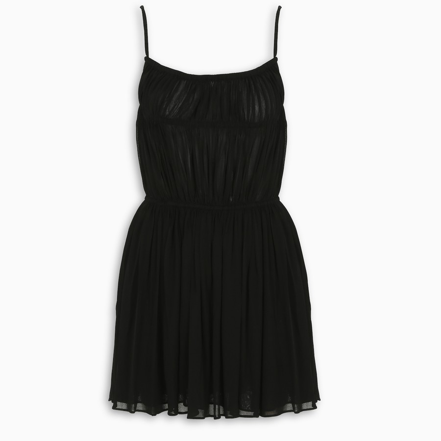 Saint laurent black mini dress Clearance