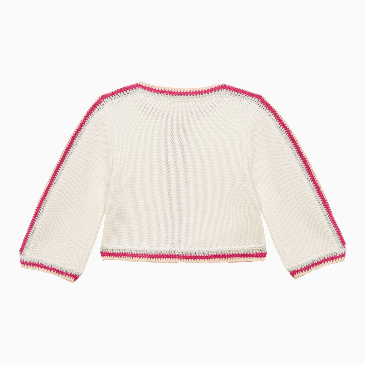 Chloé White/pink cotton cardigan TheDoubleF