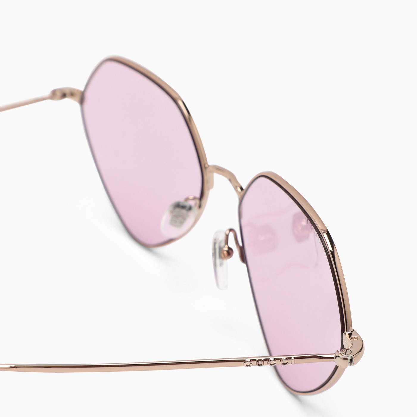 GUCCI Geometric sunglasses with pink lenses TheDoubleF
