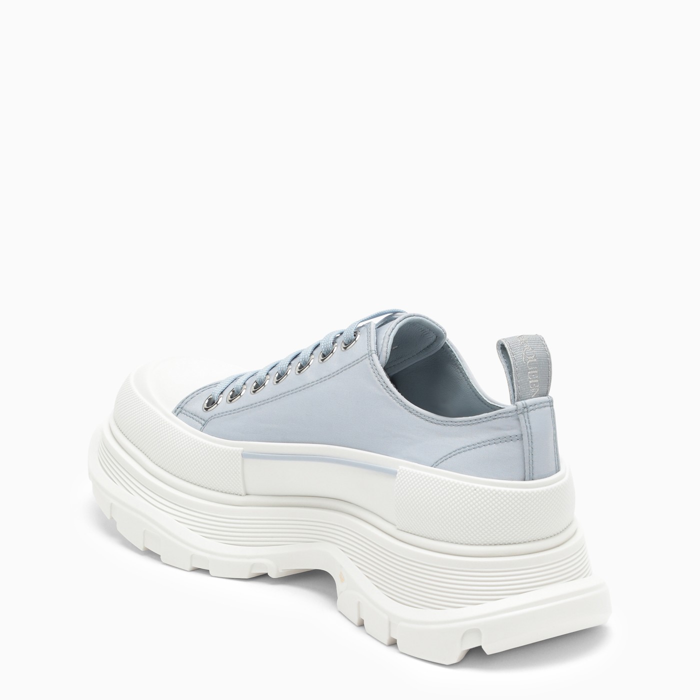 Alexander McQueen Light blue Tread Slick shoes TheDoubleF