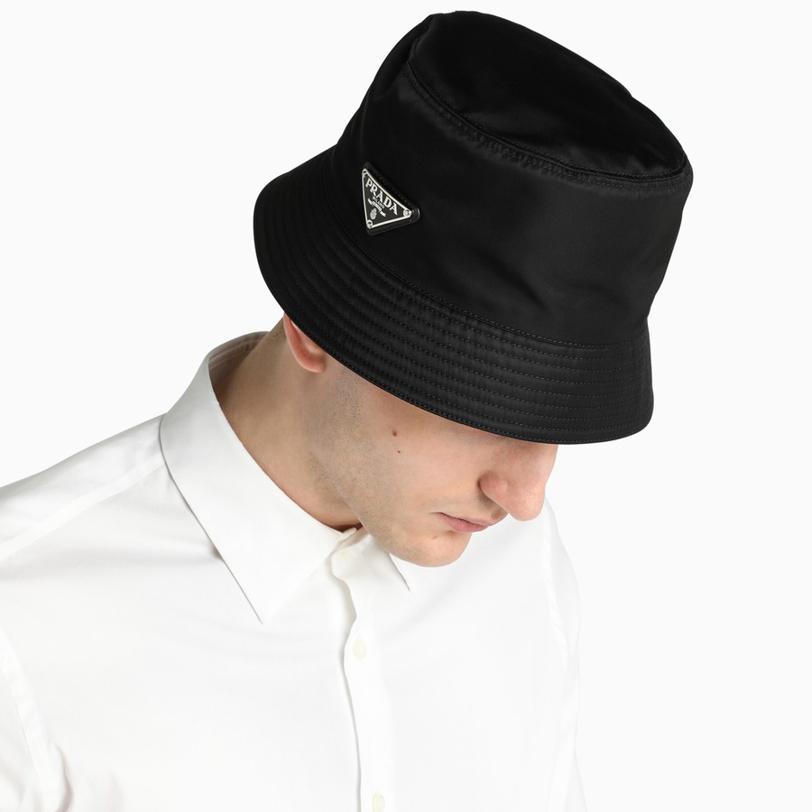 mens prada bucket hat