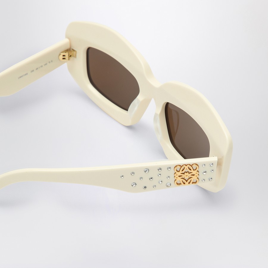 Loewe Arch Mask white sunglasses | TheDoubleF