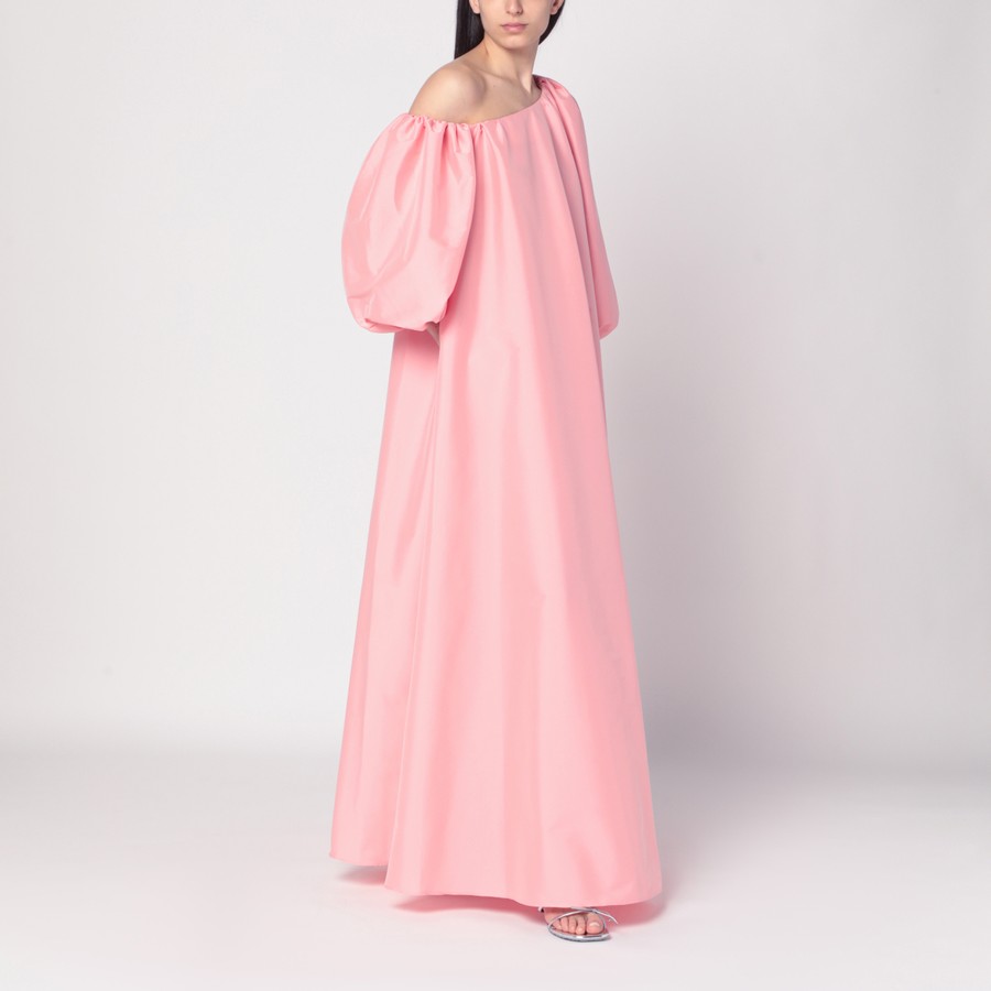 BERNADETTE Loose-fit Nathalie dress in begonia pink | TheDoubleF