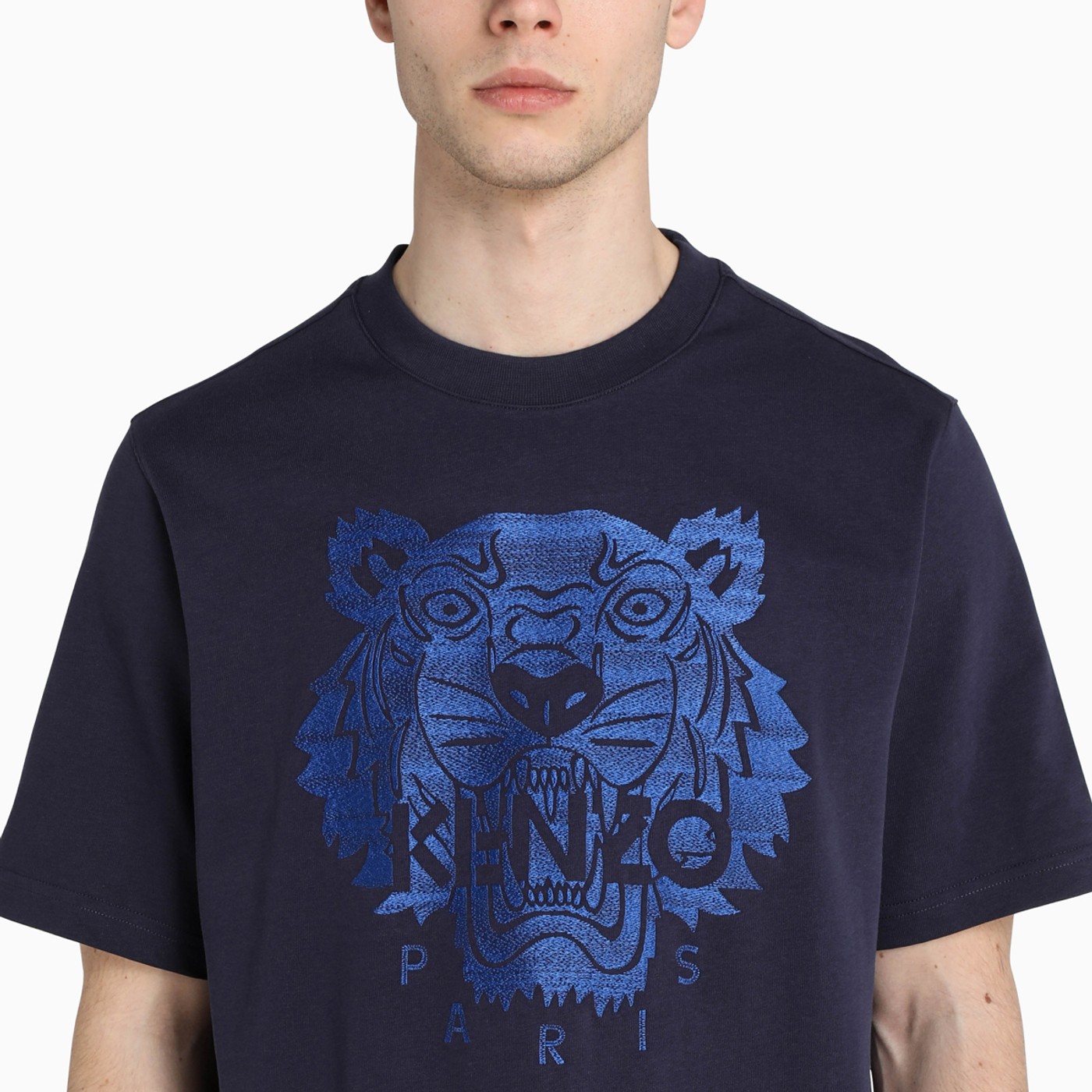 black and blue kenzo t shirt
