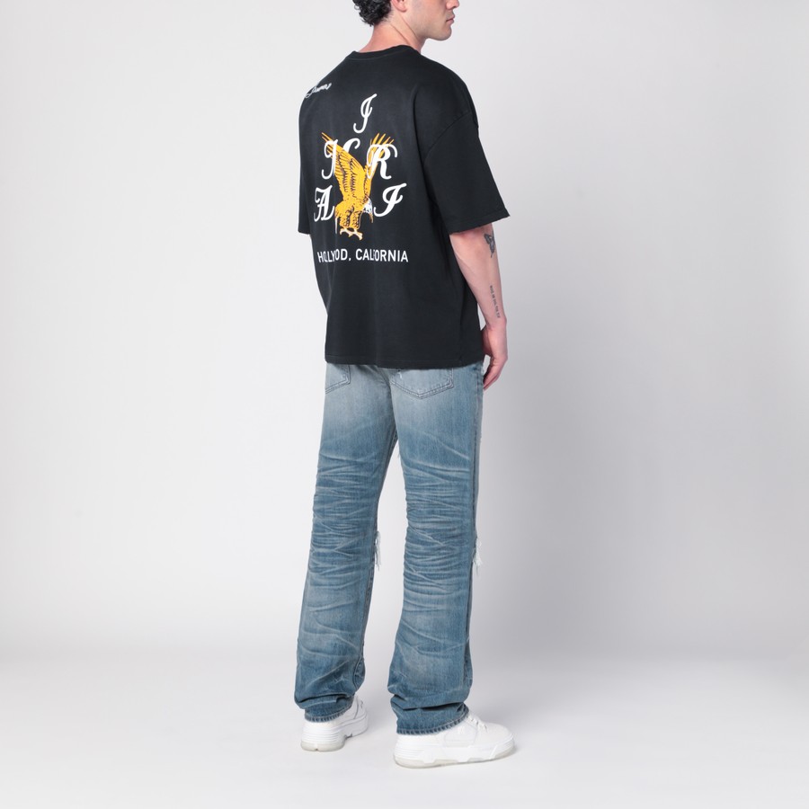 Tシャツ・カットソー AMIRI Men T Shirts AMJYTE1232CO 001 BLACK AMIRI Black cotton T-shirt | TheDoubleF