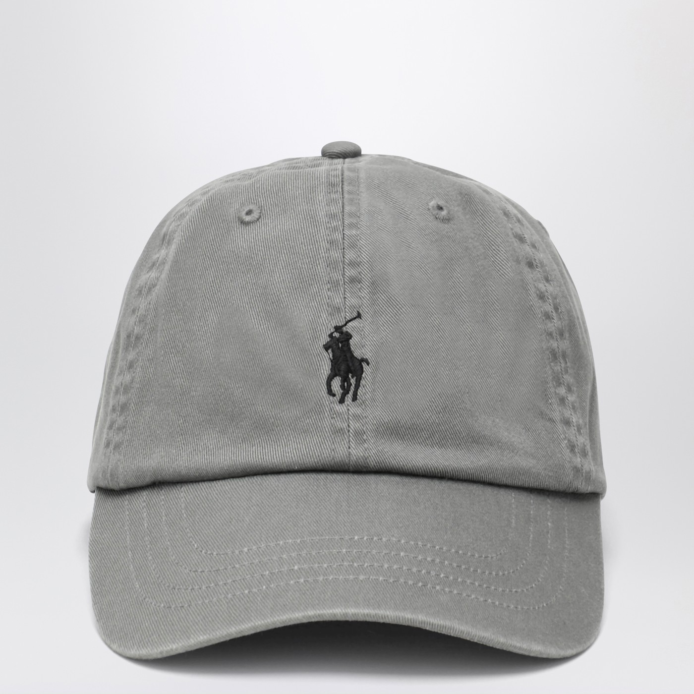 新品25SS POLO RALPH LAUREN SPORTS CAP GREY Polo Ralph Lauren Curved Brim White Logo Classic Sport