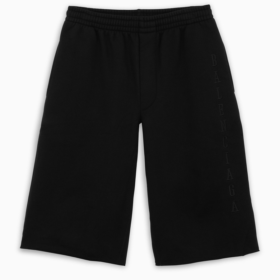 ショートパンツ BALENCIAGA BLACK STRETCH NYLON BERMUDA SHORTS Balenciaga Activewear Stretch Shorts | Saks Fifth Avenue