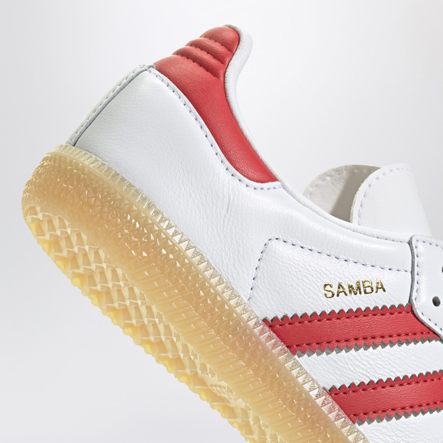 adidas Originals Low Samba OG white/red sneaker | TheDoubleF