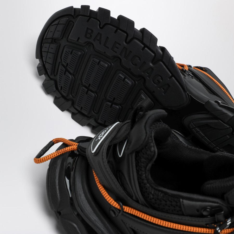Balenciaga Black/Orange Sneaker Track Trail Laces | TheDoubleF