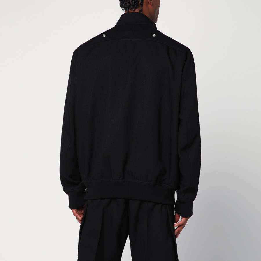 Rick Owens Black wool zip jacket | TheDoubleF