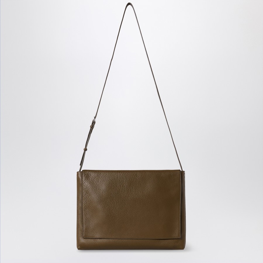ショルダーバッグ・ポシェット THE ROW BLUE LEATHER MESSENGER BAG NAN The Row Blue leather messenger bag Nan | TheDoubleF