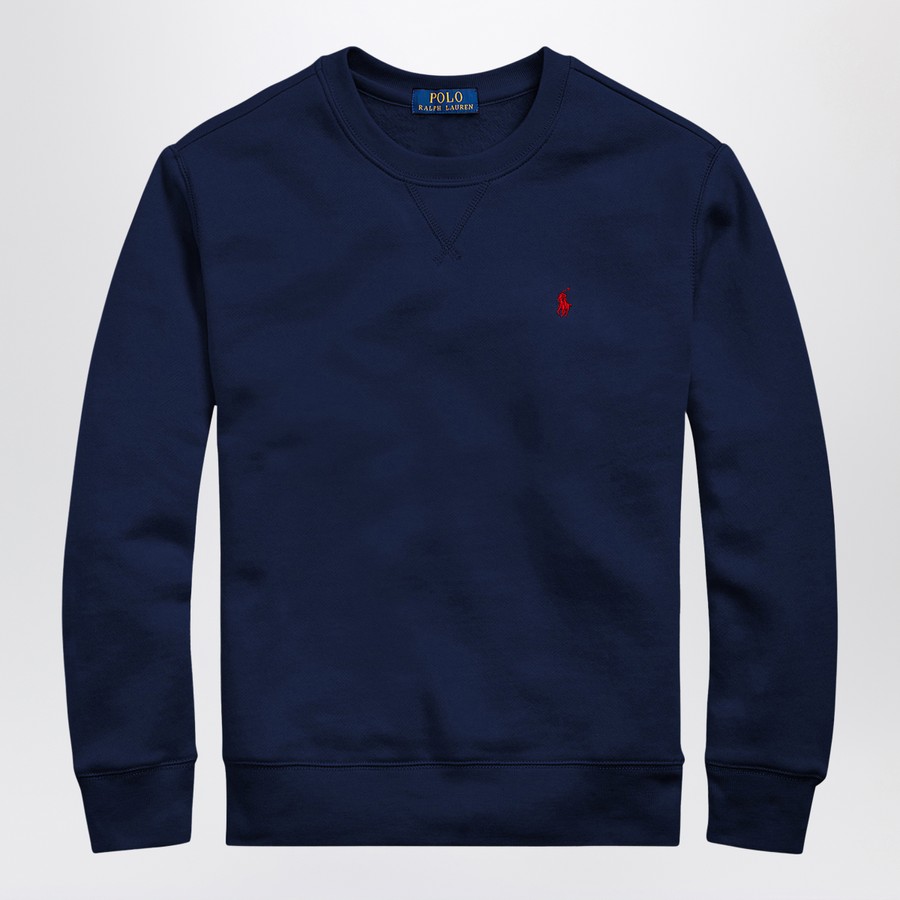 Polo Ralph Lauren Navy blue cotton blend sweatshirt TheDoubleF