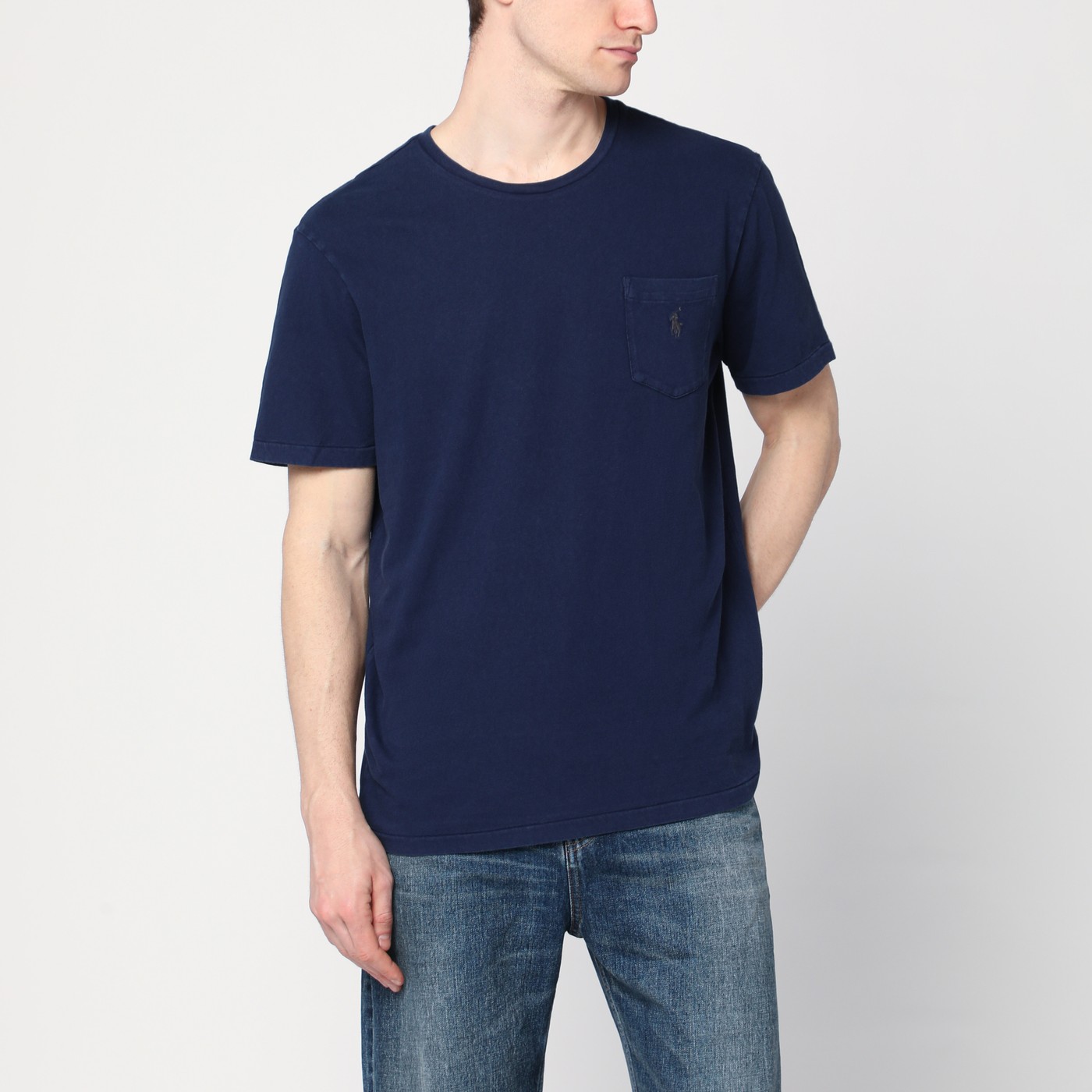 Polo Ralph Lauren Navy blue cotton T-shirt | TheDoubleF