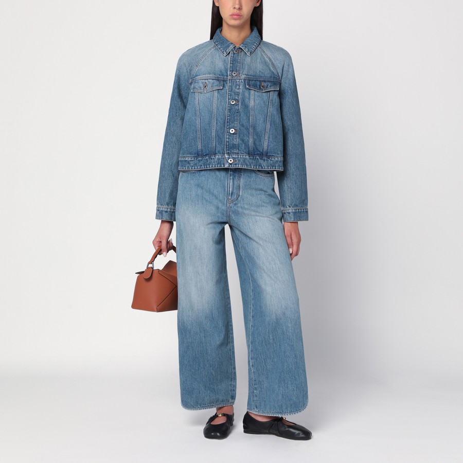 ブルゾン LOEWE A-LINE DENIM JACKET LOEWE Bubble Denim Jacket | Saks Fifth Avenue