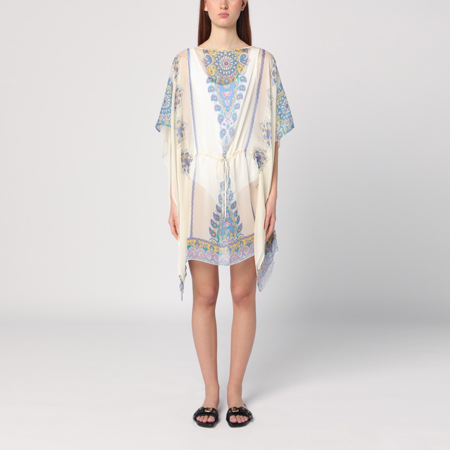ワンピース Etro Short Printed Silk Caftan ETRO Short printed silk caftan | TheDoubleF