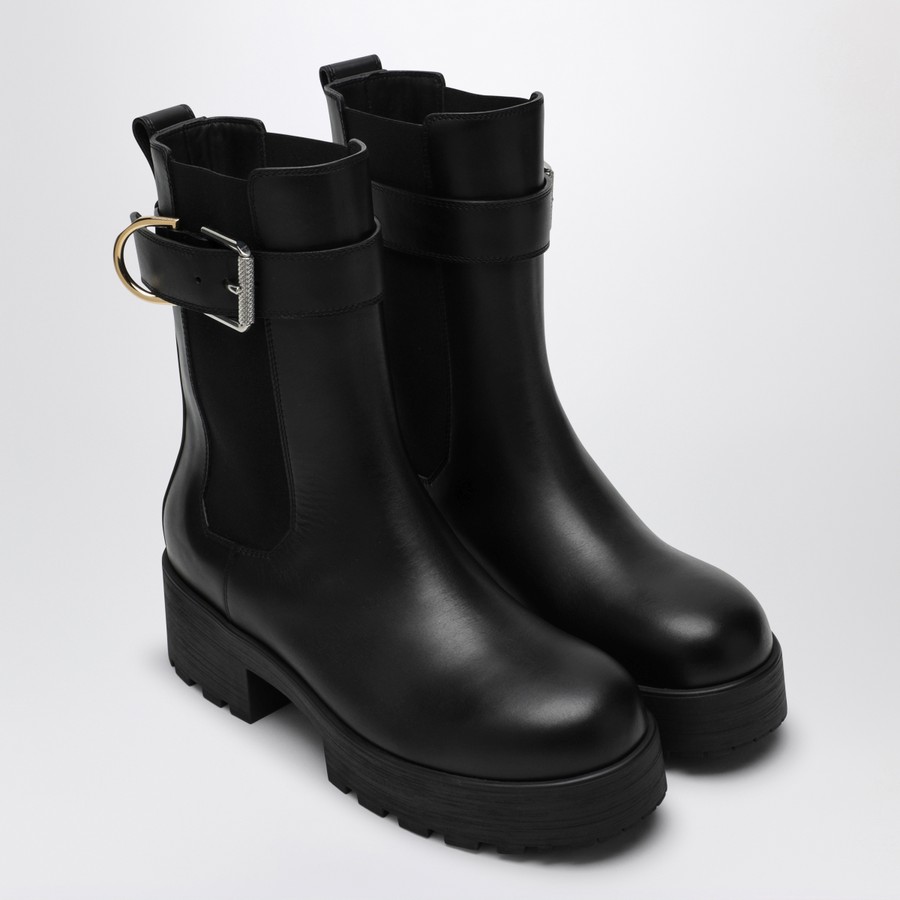 ショートブーツ・ブーティ Givenchy Voyou Black Leather Ankle Chelsea Boot Givenchy | Voyou black chelsea boots | Savannahs