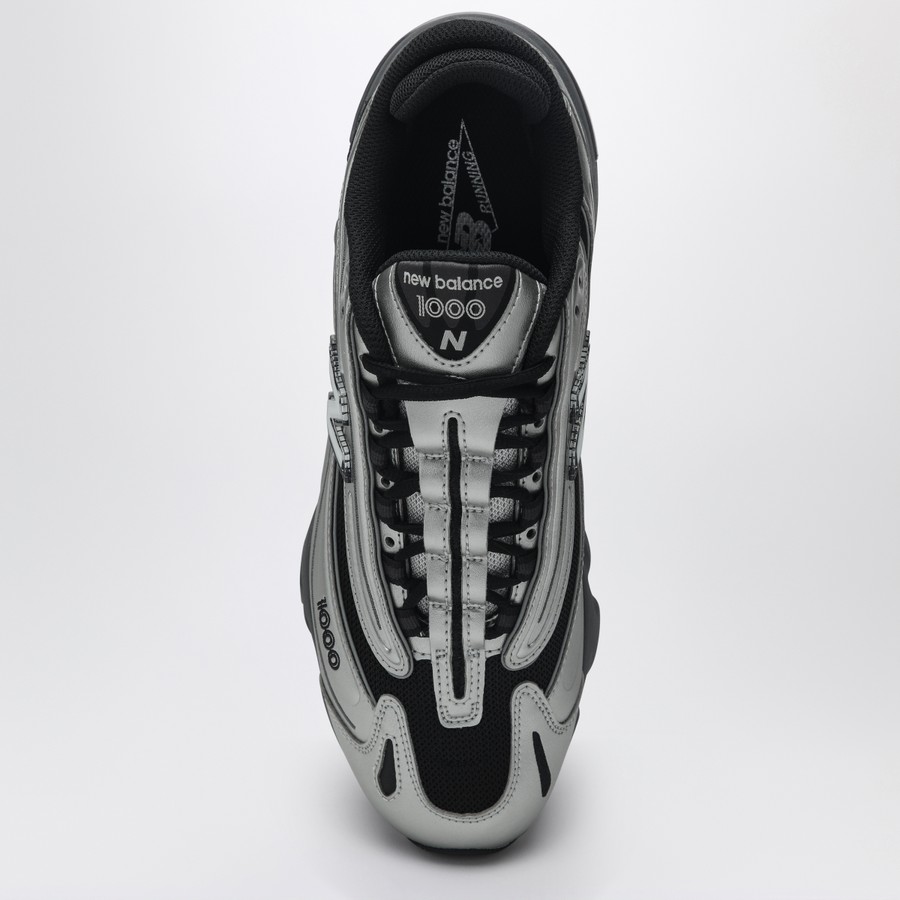 スニーカー New Balance Sneakers 1000 Sl In llic Silver Leather New Balance Sneakers 1000 SL in metallic silver leather