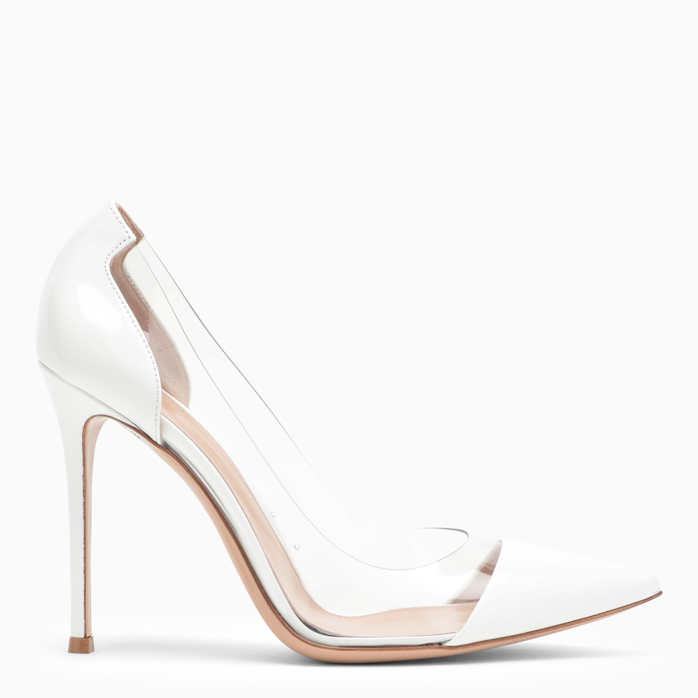 gianvito rossi white heels