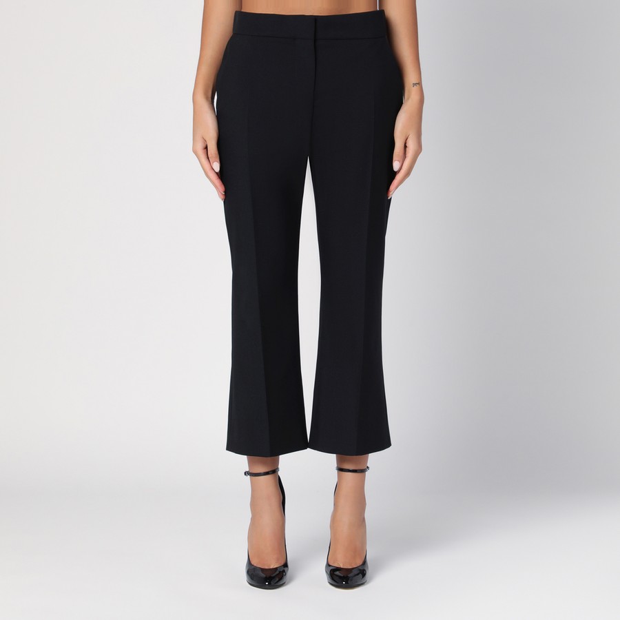 【関税&送料込】Alexander Mcqueen Black Tailored Trousers In Women's Tailored Trousers in Black | McQueen US