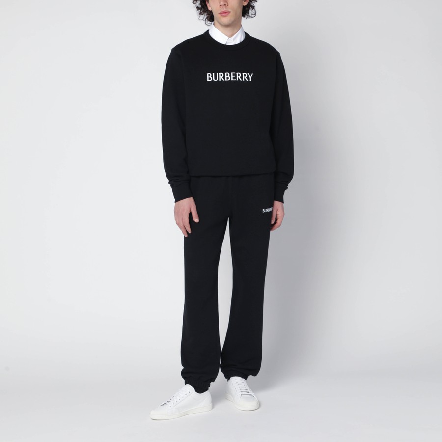 Burberry Black jogging trousers with logo | TheDoubleF