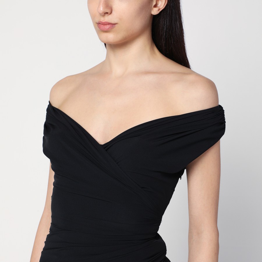 JACQUEMUS ルシェト ロフ リタ ロンク カウン 251DR2371767 990 JACQUEMUS Rita black bustier dress | TheDoubleF
