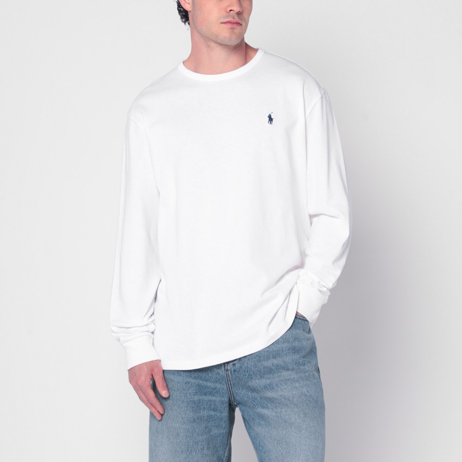 Polo Ralph Lauren White cotton Classic-Fit T-shirt | TheDoubleF