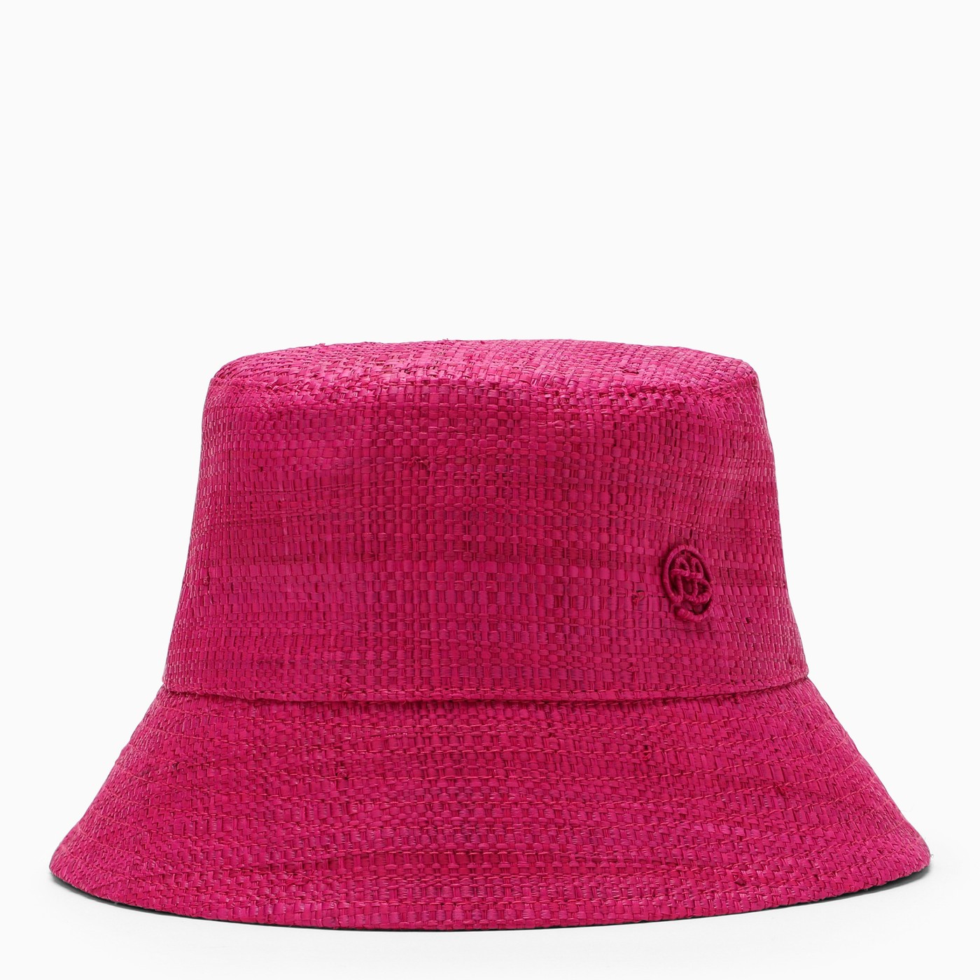 Ruslan Baginskiy Fuchsia raffia hat TheDoubleF