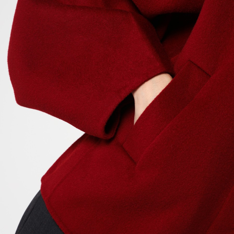 ジャケット Loulou Studio Camila jacket in burgundy wool Loulou Studio Camila jacket in burgundy wool | TheDoubleF