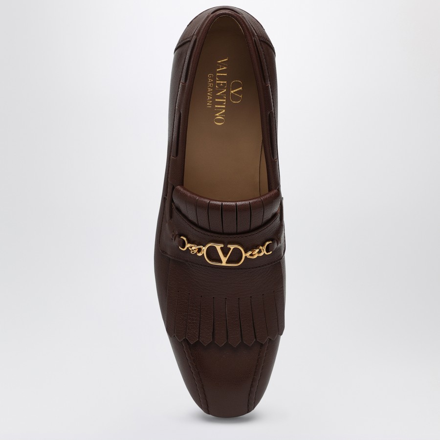 【関税＆送料込み】Valentino Garavani Moccasin Vlogo The Bo Valentino Garavani Moccasin Vlogo Signature coffee color