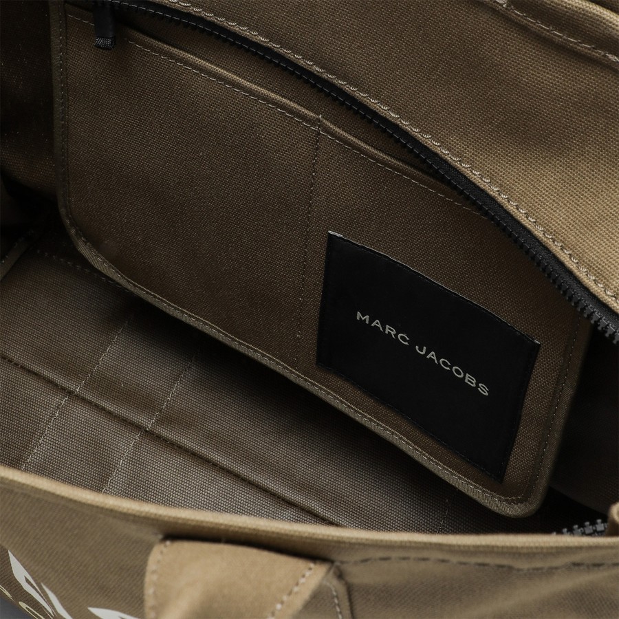 Marc Jacobs Slate green canvas large Tote Bag | TheDoubleF