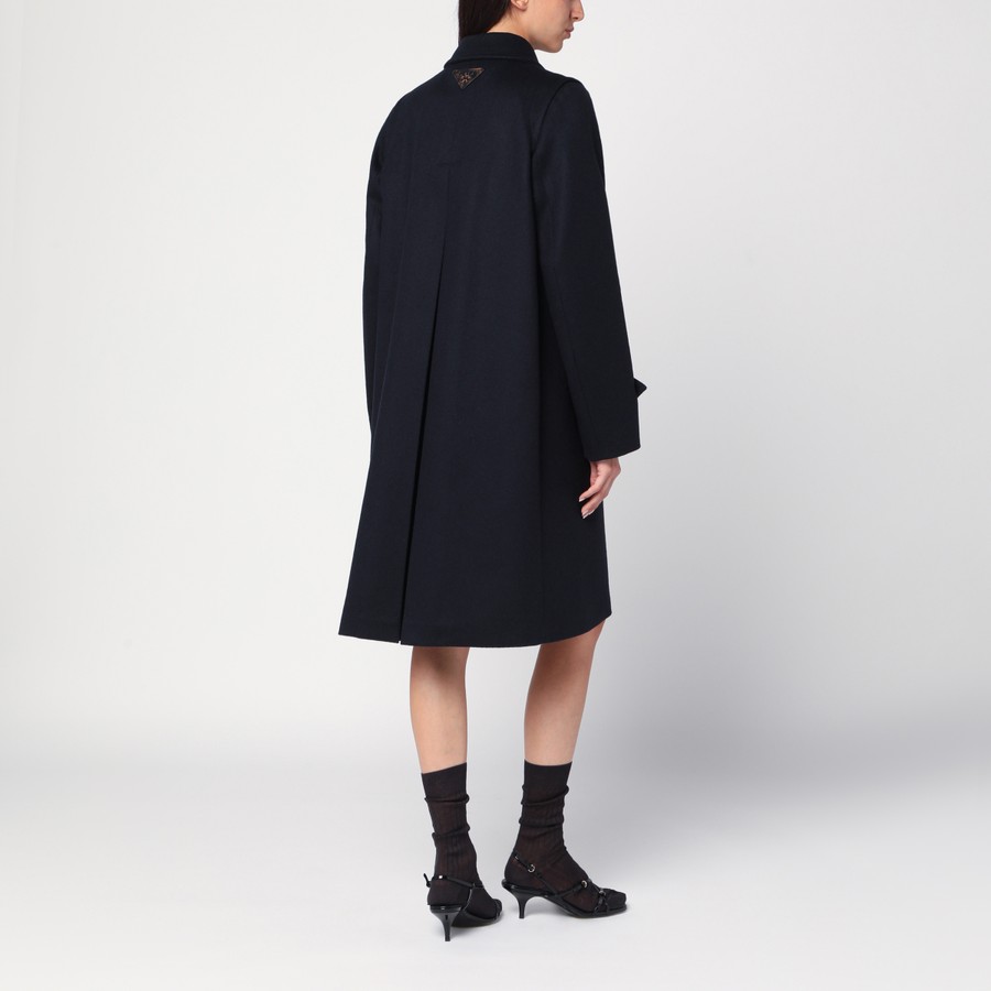 コート PRADA Midnight Blue Wool Blend Coat Prada Midnight Blue Wool Blend Coat | italist