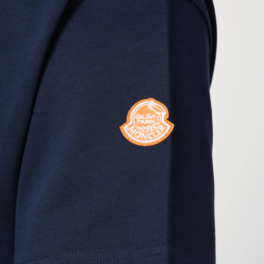 Moncler Genius Blue cotton t-shirt | TheDoubleF