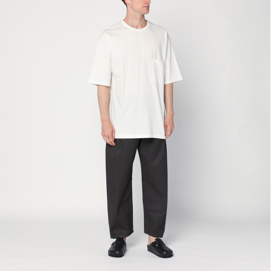 LEMAIRE White cotton-linen jumper | TheDoubleF