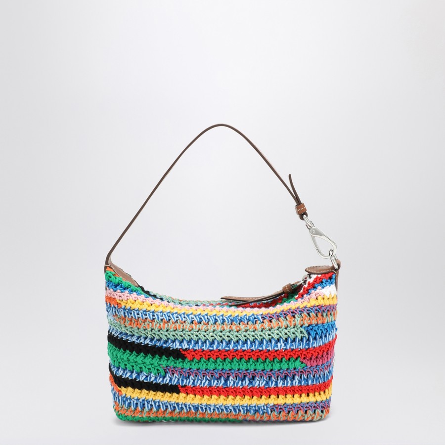 Miu Miu Pouch in multicolored crochet | TheDoubleF