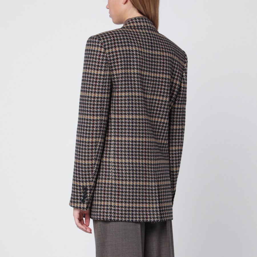 Saint Laurent Double-breasted checked=