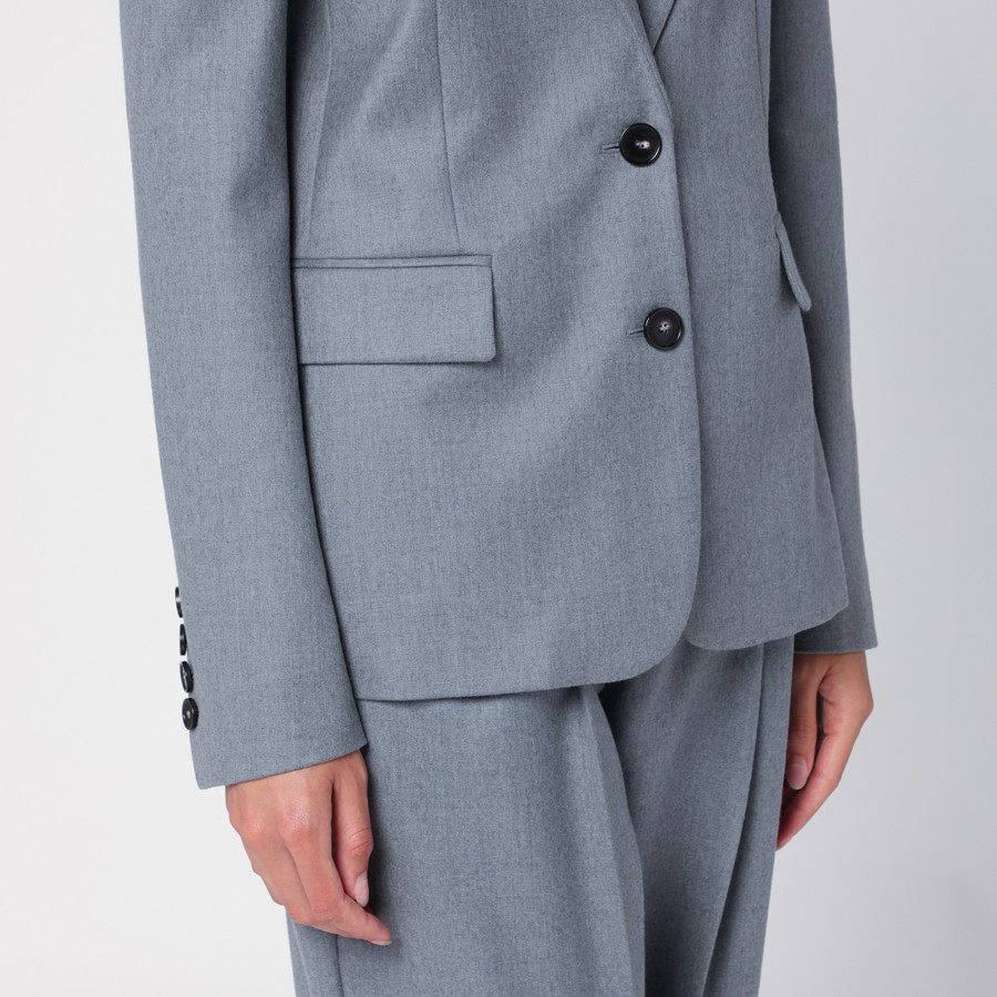 Stella McCartney Grey single-breasted jacket in wool