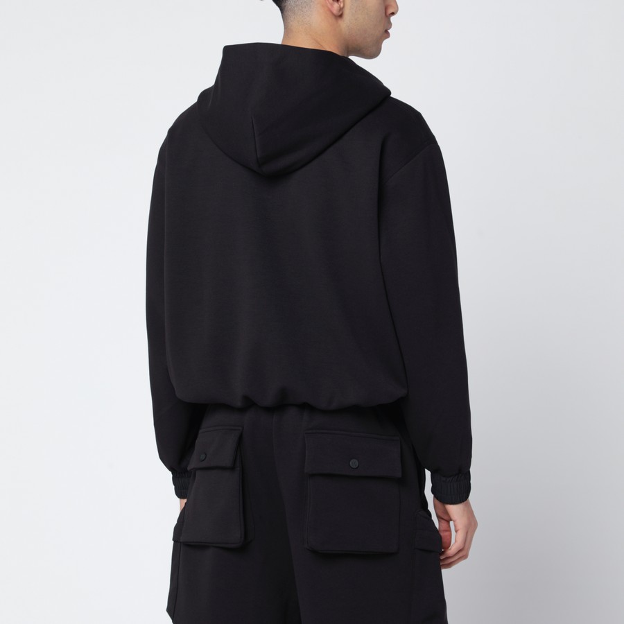 AMIRI Black cotton-blend zip sweatshirt | TheDoubleF