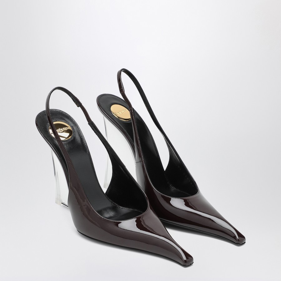 シューズ・サンダルその他 SAINT LAURENT Woman High heel shoes Brown 8251041TVAN 2226 Saint Laurent High Heel Shoes Woman Saint Laurent