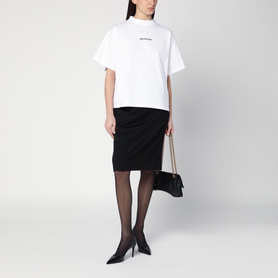 Balenciaga Black Hourglass midi skirt | TheDoubleF