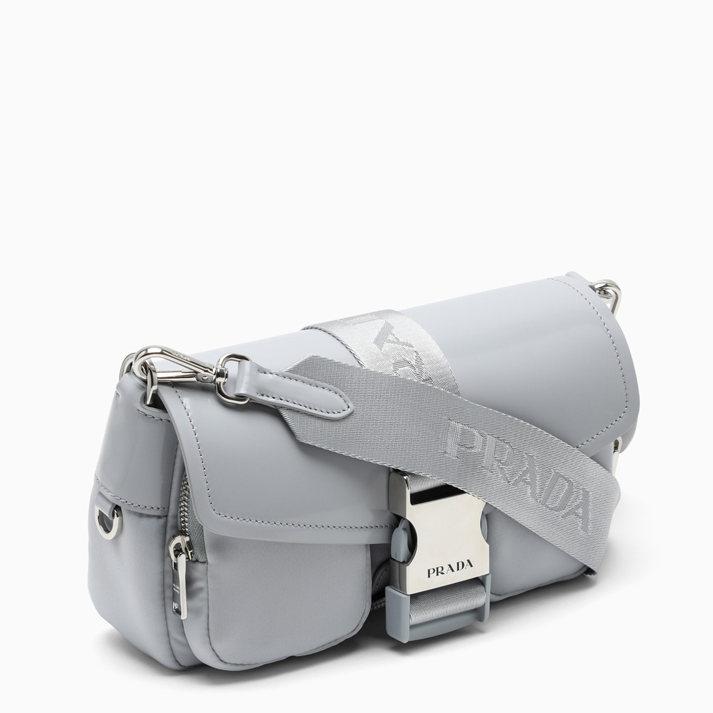 prada grey crossbody bag