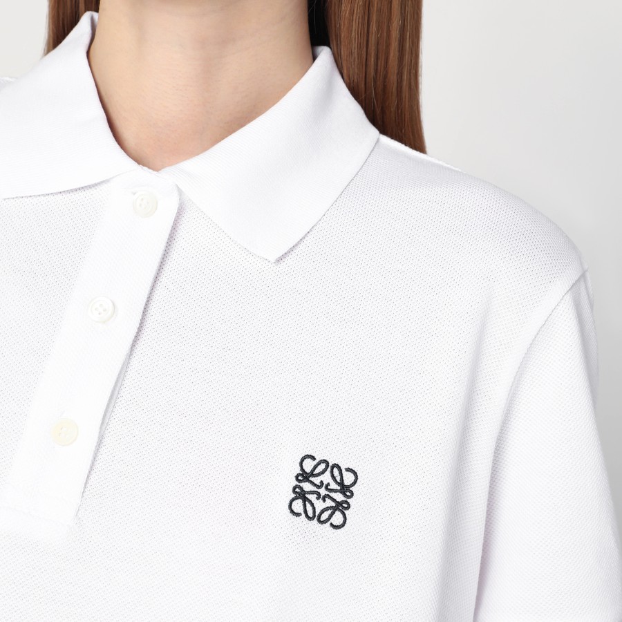 LOEWE セール★ OVERSIZED FIT POLO Loewe Trapeze white cotton polo | TheDoubleF