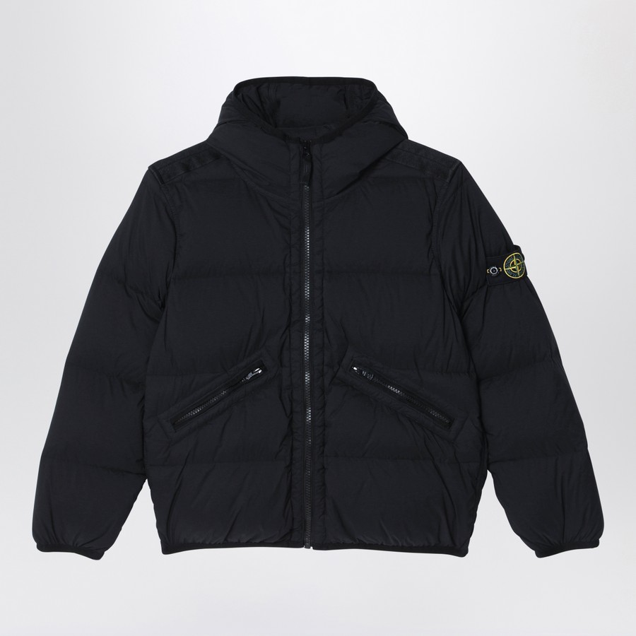 Stone Island Giubbotto con zip nero TheDoubleF