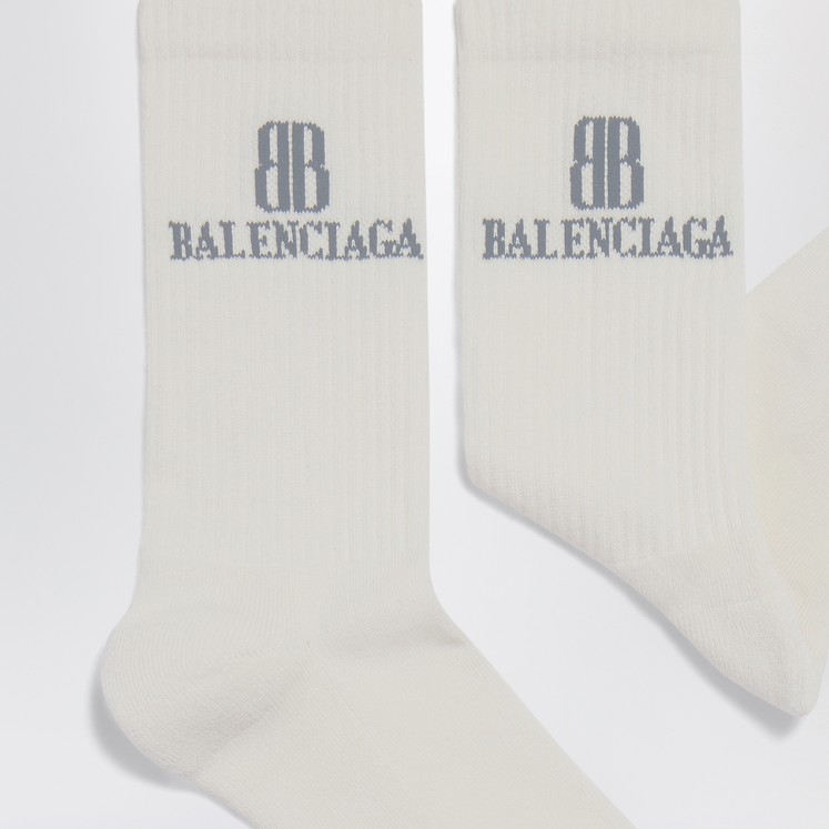 【Balenciaga】LAUREL SOCKS◆8294464F1B5 Balenciaga Laurel classic white/blue socks | TheDoubleF