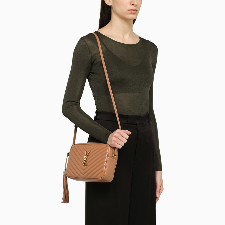 Saint Laurent Lou beige quilted leather bag TheDoubleF
