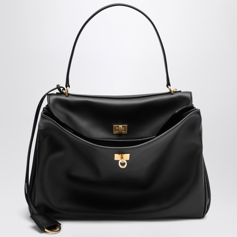 ハンドバッグ Balenciaga Smooth Black Calfskin Medium Rodeo Bag Balenciaga Smooth black calfskin medium Rodeo bag | TheDoubleF