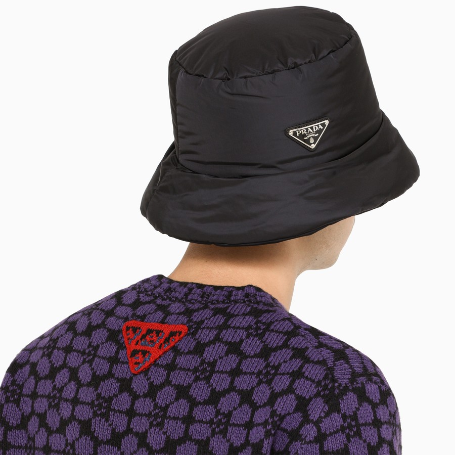 purple prada bucket hat