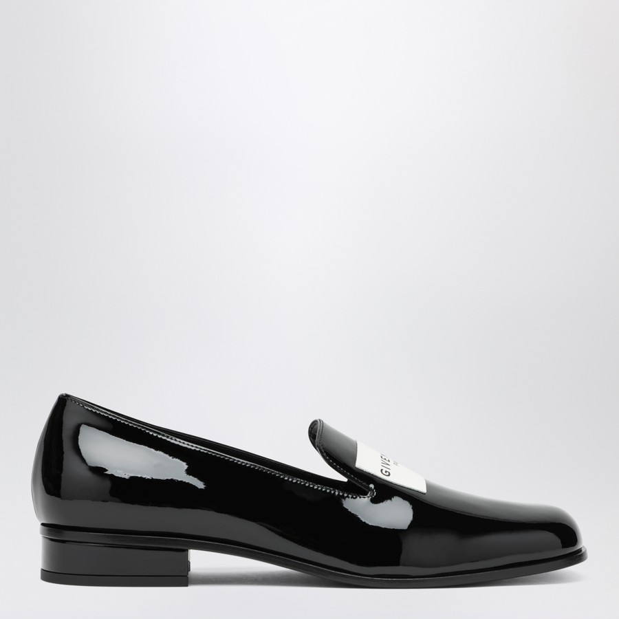 Givenchy Black patent leather tuxedo loafers | TheDoubleF