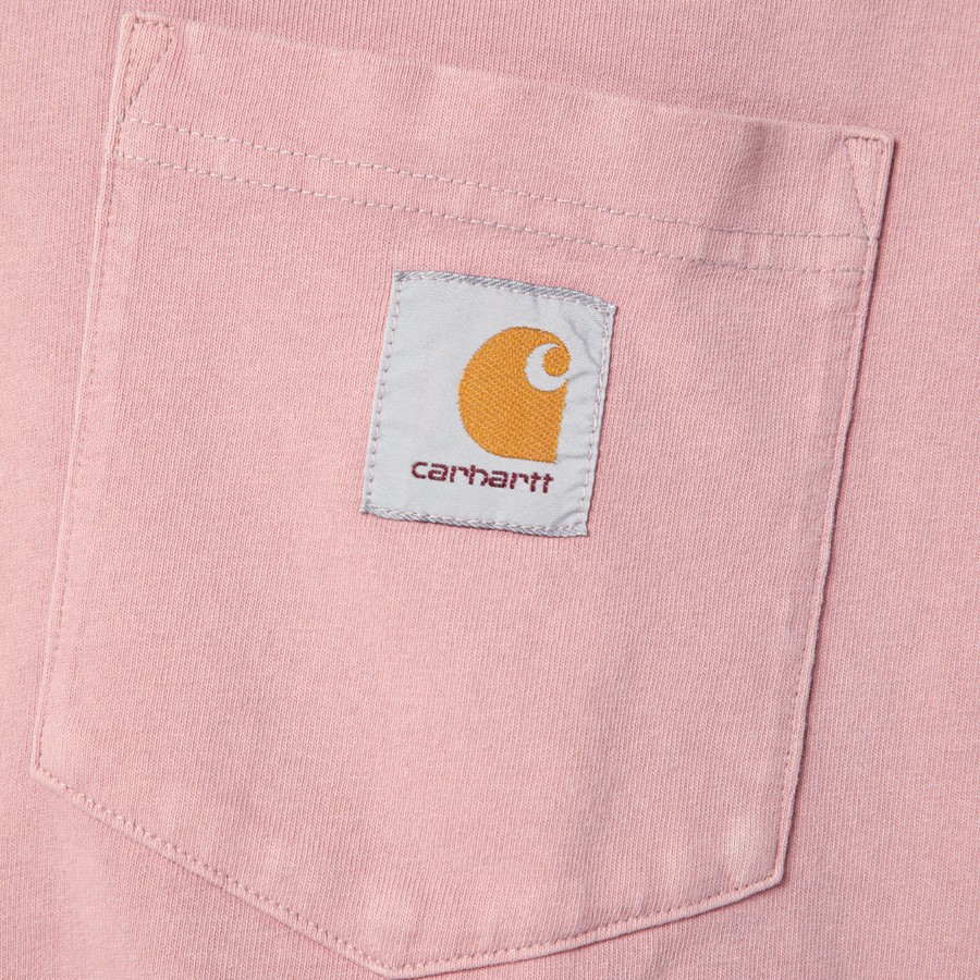 Carhartt WIP S/S Hudson Pocket T-Shirt in Daphne colour
