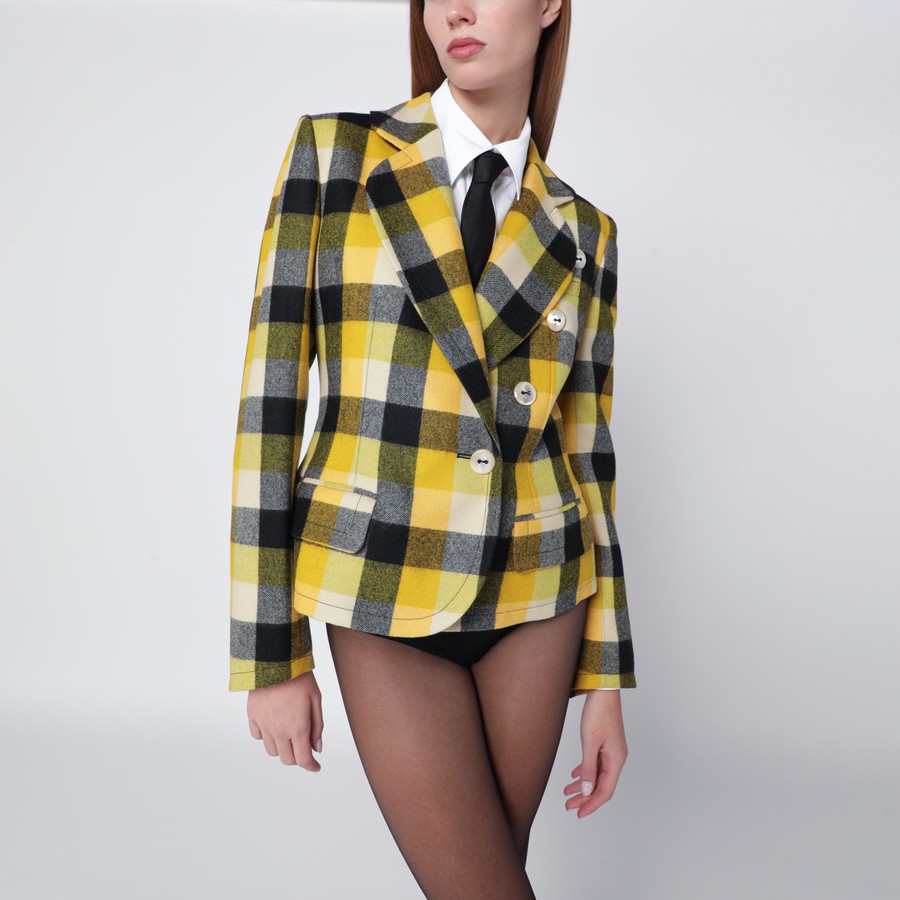 Vivienne Westwood Georgia jacket with Pixel check pattern | TheDoubleF